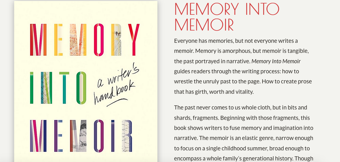 Memory into Memoir: An Author Interview